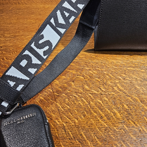 Karl Lagerfeld Paris Duo Satchel NWT - Picture 3 of 7